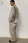 Aviva Jifei Xue staining short kimono jacket SS23-KJS-FS